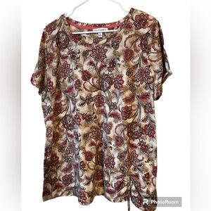 Emily Daniel’s SS Shirred Side Top 1X